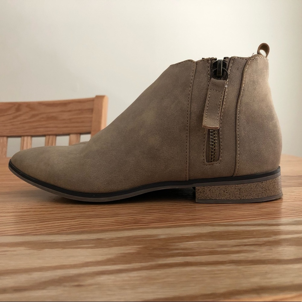 suede booties